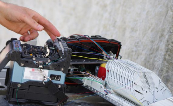 installation de fibre optique